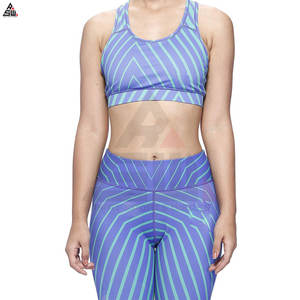 Ensemble de sport 2 pièces pour femme grande taille, uni, taille haute, en spandex/polyester, respirant, léger, séchage rapide, soutien-gorge de sport et leggings - Product Image 4