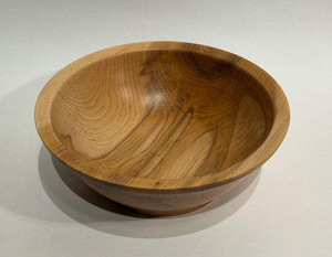 Bol rond en bois élégant, style rustique, fait main, pour servir salades, fruits, pain, centre de table, décoration de salle à manger ou de cuisine, style ferme. - Product Image 4