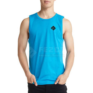 Top vente hommes débardeur côtelé avec tissu respirant mode Streetwear Style débardeur pour hommes - Product Image 2