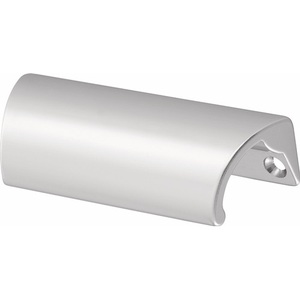 HERMETA 78 mm Aluminum Furniture Handle & <b>Knob</b> <b>Silver</b> Anodized - Product Image 1