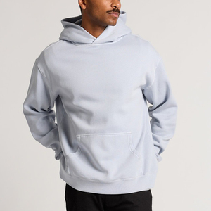 Sudadera con Capucha Extra Grande para Hombre, de Felpa Francesa, de Algodón Pesado, Bordada, Estilo Urbano, para Imprimir, Sudadera con Capucha Tipo Pullover - Product Image 2