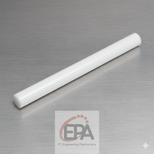 HDPE White Rod 180mm x 1m Superior machining quality ensures perfect shape and smooth surface finish - Product Image 1