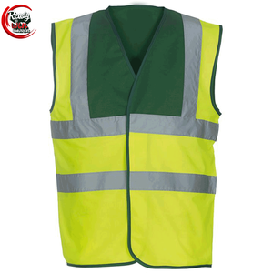 High Visibility Mesh Safety Vest Hi Vis Reflective Construction <b>Waterproof</b> <b>Work</b> Security Clothing - Product Image 1