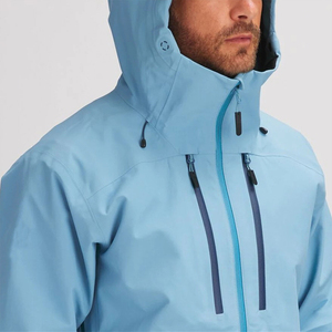 Chaqueta impermeable para hombre al aire libre a prueba de viento transpirable invierno nieve esquí Abrigo con capucha - Product Image 4