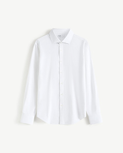 Chemise à manches longues anti-rides pour homme, ajustée, 100% coton, respirante, durable, style décontracté moderne, automne par Routine - Product Image 1