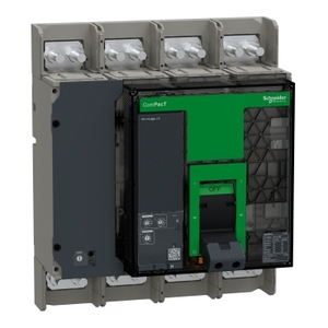 Interruttore Automatico SCHNEIDER ELECTRIC C160H420FM 70kA 415VAC 4P Fisso Azionato Manualmente MicroLogic 2.0 ComPacT NS1600H - Product Image 1