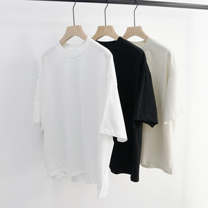 Camisetas de golf informales para hombre de estilo personalizado 100% algodón liso manga corta talla grande bordado - Product Image 3