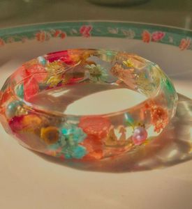 DESIGN Bijoux Résine Acrylique Bracelet Bracelet Exagéré Éblouissant Multicolore Large Irrégulier Carré Acrylique Bracelets pour - Product Image 6