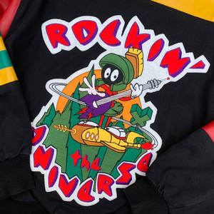 Chaqueta de moto de cuero con cuello levantado de moda Unisex de alta calidad impermeable a prueba de viento de talla grande impresa Vintage Streetwear - Product Image 6