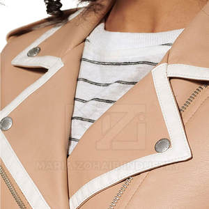 Veste en cuir pour femme, modèle 2026, dernière collection, coupe élégante, imperméable, tricotée pour l'hiver, vente en gros - Product Image 4