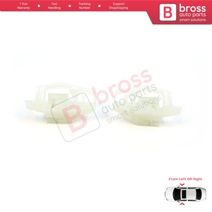 Clips de réparation de lève-vitre BWR60+BWR61 A+B avant gauche ou droit pour Megane MK2 206 206+ XSara Picasso N68 4/5 portes - Product Image 6