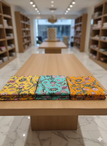 Tela Popelina 100% Algodón Orgánico Peinado, Estampado Floral, Transpirable, Absorbente de Humedad, Ligera y Ecológica para Prendas de Vestir - Product Image 2