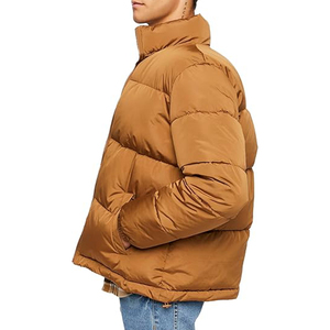 Chaqueta de Invierno Ligera de Alta Calidad para Hombre, con Capucha de Burbuja, Logotipo Personalizado, Cortavientos, Cuello Alto, Acolchada, de Lona, al por Mayor - Product Image 2