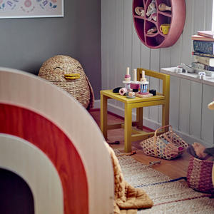 Tendencia 2025 Eddie Basket Cesta de piso de jacinto de agua Cesta de piso de alta calidad Natural tejida a mano principalmente cestas variedad platos - Product Image 4