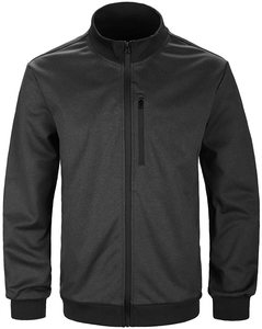 Blouson de bombardier de vol pour hommes personnalisé nouveau design solide léger automne hiver chaud extérieur coupe-vent 100% toile de polyester tissu - Product Image 5
