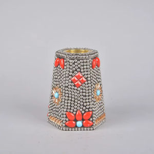 Elegante juego de incienso árabe Bakhoor con detalles de MOP Quemador único de madre de perla Bakhoor para fragancia Premium sofisticada - Product Image 1