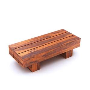 Mesa de centro de color de madera natural con lado anidado para muebles de comedor y dormitorio para uso en oficina y hogar para venta - Product Image 3