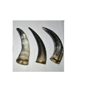Cuerno para beber de Búfalo con paso de cuero largo La mejor calidad Tamaño diferente 3 piezas Cuerno para beber de búfalo - Product Image 6