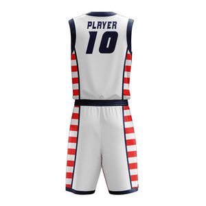 Uniforme de baloncesto de talla grande transpirable de alta calidad y diseño único personalizado para hombre, ropa deportiva de secado rápido al por mayor - Product Image 3