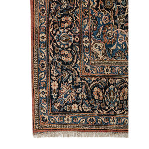 Alfombra de Lana Anudada a Mano Azul Aalam, Alfombra Rectangular Grande de 9x12 con Medallón para Decoración del Hogar, Sala de Estar, Pasillo, Pae-6464 - Product Image 4