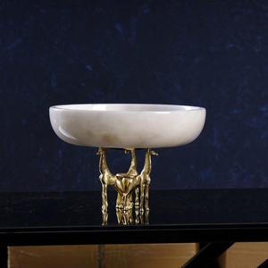 Table à manger centre de table bol à fruits décoratif en gros petit créatif noir luxe espace quantité minimaliste fête d'affaires - Product Image 1