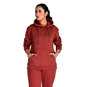 Chándal Deportivo de Invierno Personalizado con Capucha, Talla Grande, Estampado, Secado Rápido, Transpirable, para Mujer, Ropa Deportiva de Felpa Técnica, OEM - Product Image 5