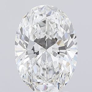 Diamante Sintético Ovalado de 2.55ct, Corte Excelente, VVS2, para Joyería, Diamante Suelto al por Mayor - Product Image 2