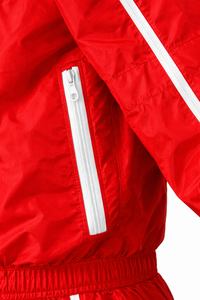 Wholesale Custom Design Hooded Zipper Jackets Sportswear Outdoor Breathable Quick Dry Lose Fit Unisex <b>Windbreaker</b> Track Suits - Product Image 2