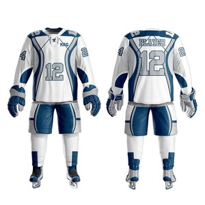 Uniforme de Hockey sobre Hielo Personalizable de Moda para Hombre, para Entrenamiento y Juegos en Equipo, Material Ligero y Duradero, Secado Rápido, Impresión Sublimada - Product Image 1