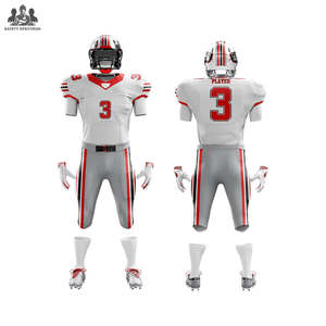 Uniforme de Fútbol Americano OEM |   Conjunto de Camiseta y Pantalones Personalizados para Equipo |   Camiseta transpirable de manga corta para tallas grandes |   Exportación al por Mayor - Product Image 1