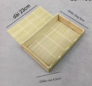 กล่องไม้ไผ่สานพร้อมฝาปิดกล่องเก็บของสามขนาด - Product Image 2
