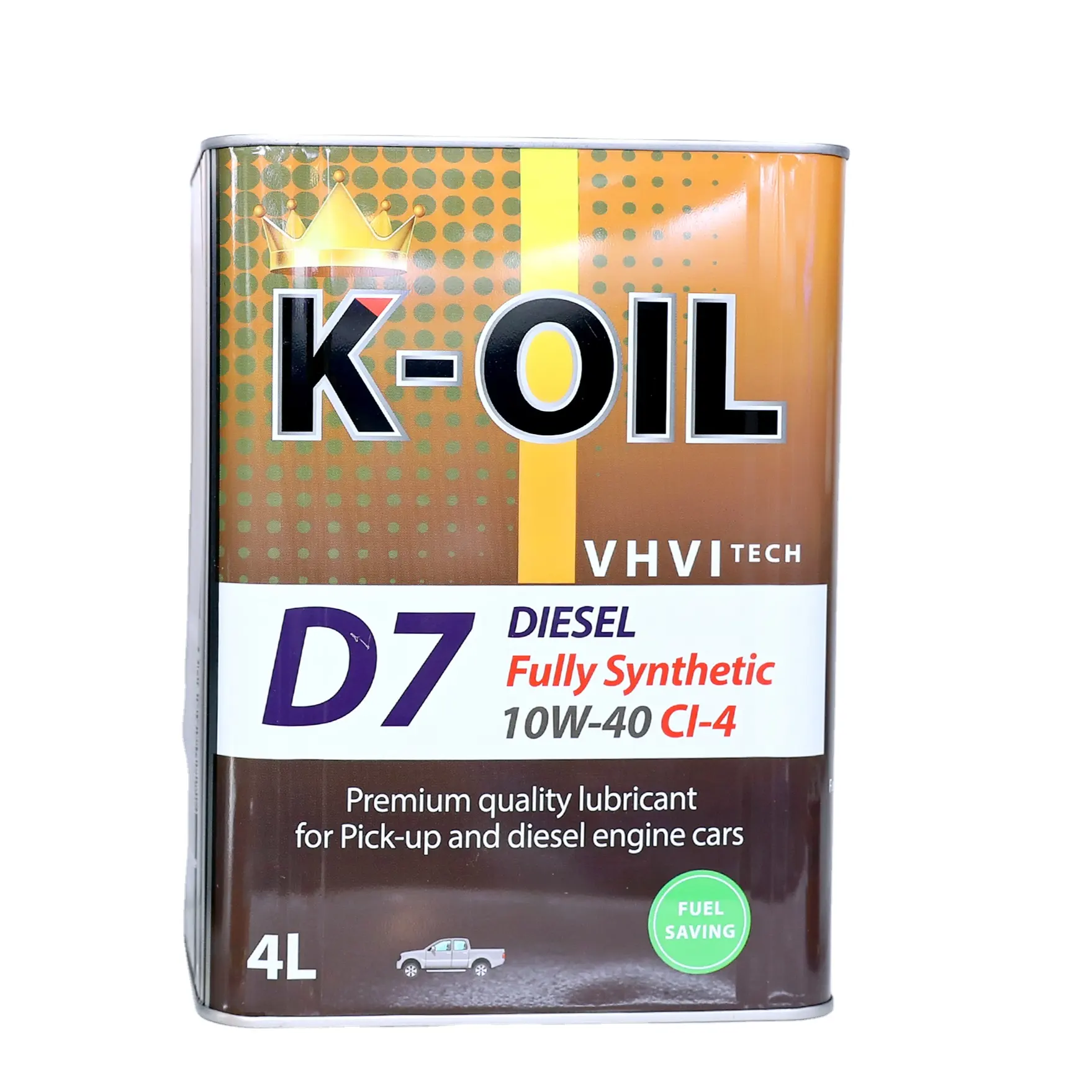 K-Oil D7 Diesel 10W40 CI-4 Fully Synthetic oil best quality and low price application for diesel engines made in Vietnam