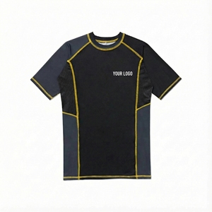 Rashguard personnalisé sans Gi |   T-shirt d'entraînement de Jiu Jitsu et de MMA |   Tissu respirant Protection UPF50 Demi-manches 100% polyester - Product Image 1