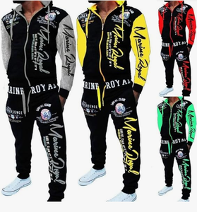 OEM Men's Winter Sports Tracksuit Custom Logo Printed Jacket and Pants Set 100% Cotton High Quality Bulk Wholesale - Product Image 6