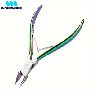 Custom Logo Cuticle Nipper Stainless Steel Nail Cuticle Cutter Pedicure Manicure Tool premium quality <b>by</b> INNOVAMED INSTRUMENTS - Product Image 5