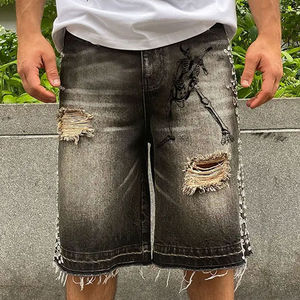 Jeans de Mezclilla Holgados con Lavado Ácido y Pedrería, Estilo Urbano, Hechos en Pakistán, Calidad Superior, Tendencia HSI 2026 - Product Image 2