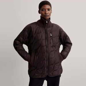 Veste matelassée zippée pour femmes à la mode pour l'hiver Vêtements d'extérieur confortables et durables pour un usage quotidien - Product Image 2