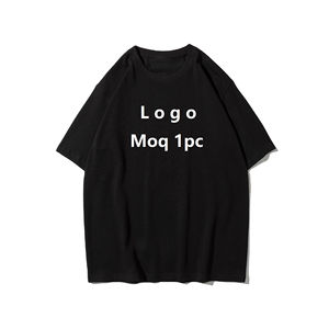 Camisetas de Algodón 100% para Hombre, de Alto Gramaje, Transpirables, 220 GSM, Gruesas, Extra Grandes, Lisas - Product Image 1