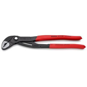 คีมปั๊มน้ำ Knipex Cobra Hightech สีเทาเคลือบอะทราเมนต์ หัวขัดเงา ด้ามจับเคลือบพลาสติกกันลื่น - Product Image 1