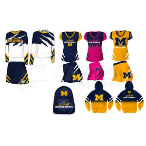 Logo personnalisé uniforme de pom-pom girl à séchage rapide uniforme de pom-pom girl professionnel de haute qualité - Product Image 1