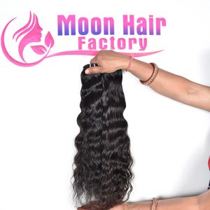 Produit de luxe, cheveux humains indiens en gros, provenant de l'usine, paquet Bodywave, texture soyeuse, douce, brillante, aspect naturel, à vendre - Product Image 6