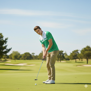 Handee-Camiseta de golf de manga corta para hombre, camisa de secado rápido a rayas de alta calidad, diseño deportivo personalizable - Product Image 1