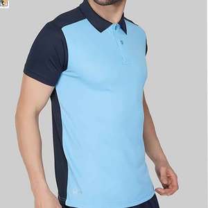 Polos de golf à manches courtes pour hommes T-shirts tricotés Polos à manches courtes pour hommes Logo personnalisé Polos à manches courtes pour hommes - Product Image 4