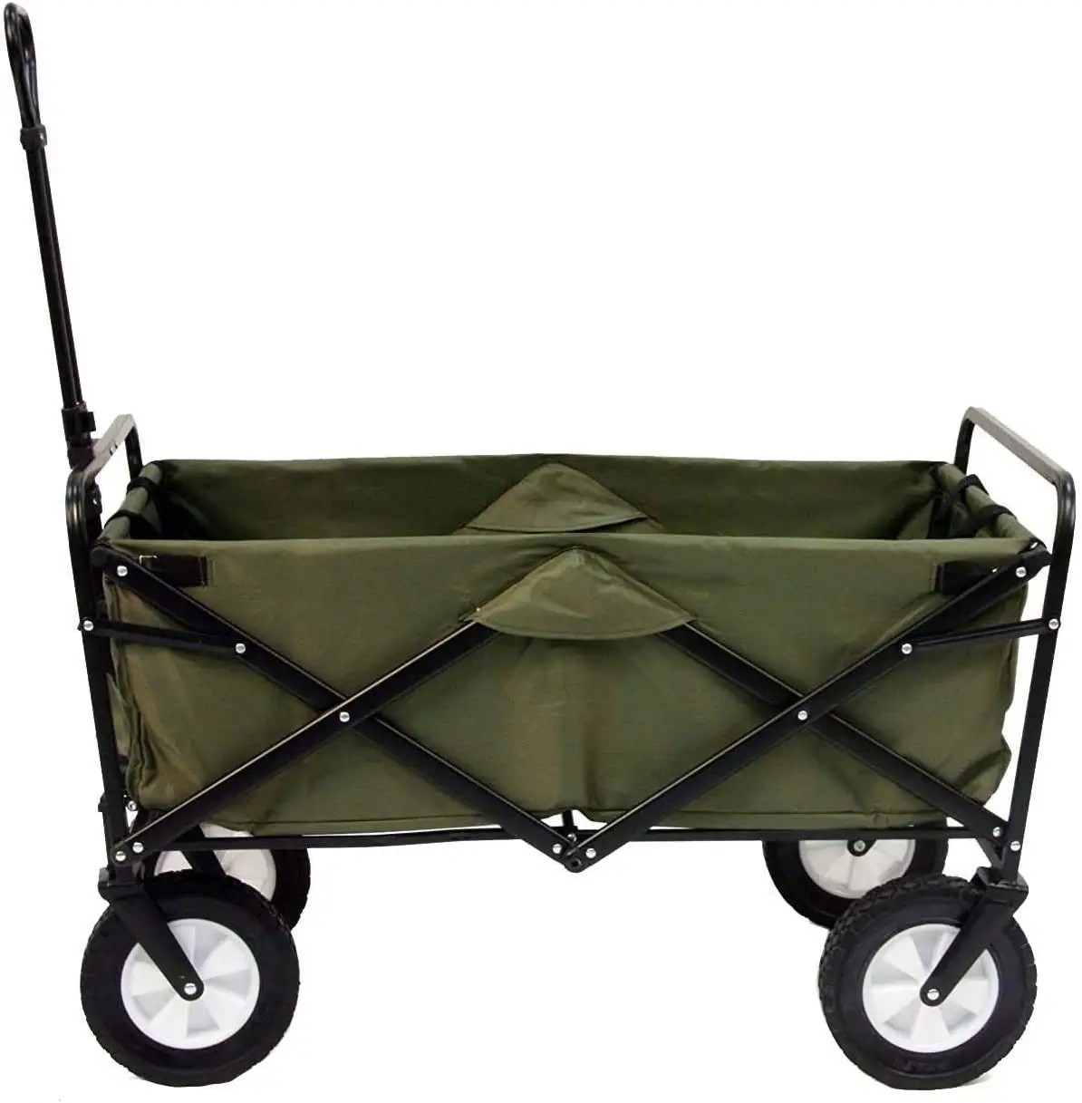 70KGS Cheap factory custom trolleys garden folding wagon carts for picnic outdoor shopping