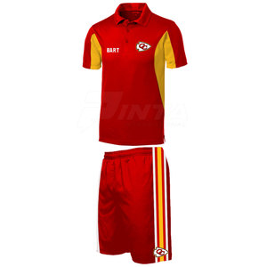 Ensemble d'entraîneurs pour hommes avec logo et couleur personnalisés pour adultes Vente directe d'usine Ensemble t-shirt et short - Product Image 4