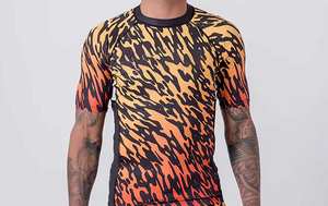 Men Rash Guard BJJ with Custom Logo - BJJ Rash Guard Custom & Rash Guard for Men <b>print</b> bjj rash guard - Product Image 4