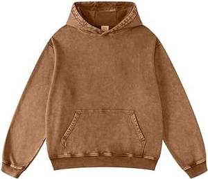 Sweat à capuche surdimensionné, sweat polaire Ecosmart 330g, sweat à capuche en molleton de coton mélangé, veste à capuche zippée de poids moyen - Product Image 2