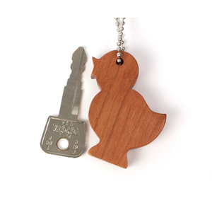 Porte-clés en bois de meilleure qualité en forme d'oiseaux Top bois blanc personnalisé et logo de nom accepté Porte-clés design imprimé