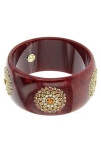 Handmade Resin and Wood <b>Bracelet</b> Bangle New Design Resin Bangles for <b>Girls</b> and Women for Wedding or Gift Main Material Brass - Product Image 2