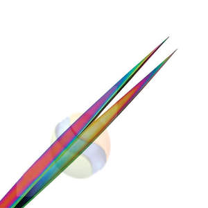 Pinces à extensions de cils de précision de qualité supérieure, outil de beauté professionnel en acier inoxydable, pinces à extensions de cils à ultra-grip - Product Image 5